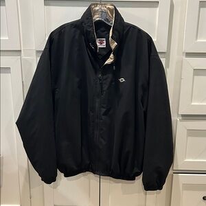Disney Cruise Line Black Windbreaker with Tan Trim